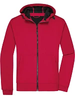 Daiber JN 1146 Pánská 2-vrstvá softshellová bunda s kapucí 02.1146 red/black Daiber JN 1146 Pánská 2-vrstvá softshellová bunda s kapucí 02.1146 red/black