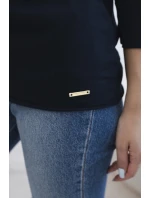 Halenka ležérní tmavě modrá Halenka ležérní tmavě modrá