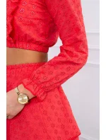 Boho červené šaty