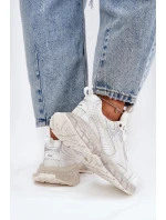 Dámské Kožené Tenisky GOE RR2N4083 Béžové