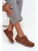 Dámské polobotky typu barefoot z přírodního semiše Zazoo 327 hnědé Dámské polobotky typu barefoot z přírodního semiše Zazoo 327 hnědé