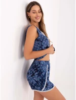 Šortky AT SN 2501A.02 tmavě modrá