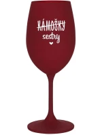 KÁMOŠKY - SESTRY - bordo sklenice na víno 350 ml