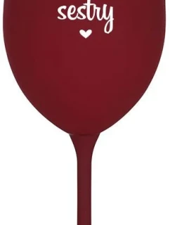 KÁMOŠKY - SESTRY - bordo sklenice na víno 350 ml