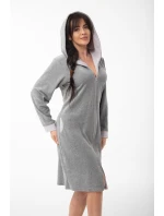 Dámský župan FR-373 Béžová s ecru - DOROTA