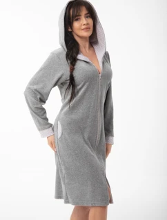 Dámský župan FR-373 Béžová s ecru - DOROTA