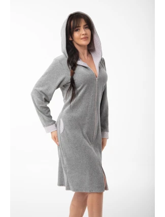 Dámský župan FR-373 Béžová s ecru - DOROTA