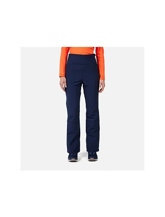 Dámské lyžařské kalhoty ROSSIGNOL W Ski Softshell Pant, tmavě modré Dámské lyžařské kalhoty ROSSIGNOL W Ski Softshell Pant, tmavě modré