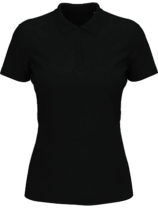 Stedman Lux Polo Women Dámské piqué polo "Lux" 05.9160 black opal