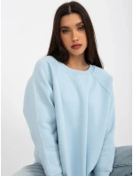 Dámská mikina EM BL 711 1.03X světle modrá - FPrice