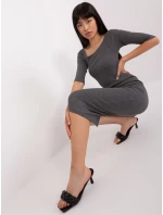 Šaty EM SK HS 21 503.43P tmavě šedé