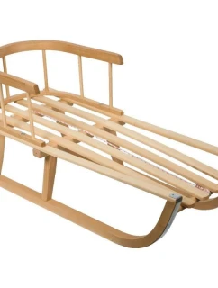 DŘEVĚNÉ SÁŇKY NINA S OPĚRADLEM