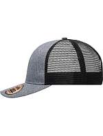 Daiber MB 6244 6 panelová síťovaná kšiltovka 03.6244 grey melange/black Daiber MB 6244 6 panelová síťovaná kšiltovka 03.6244 grey melange/black