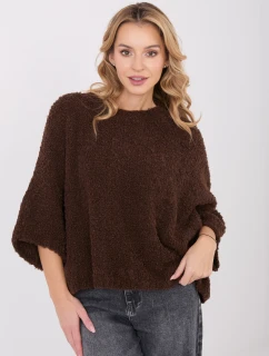 Jumper CH SW 72996.26 tmavě hnědý