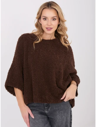 Jumper CH SW 72996.26 tmavě hnědý