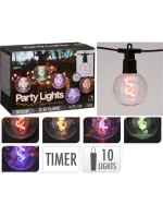 ZAHRADNÍ GIRLANDA PARTY LIGHT 10LED G80 MULTICOLOUR
