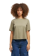 Build your Brand BY 369 Dámské těžké tričko Sorona® 56.0369 pale olive