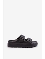 Dámské Pěnové Žabky Na Platformě Černé Melorea