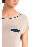 Vamp - Krátká dámská noční košile BEIGE SOLEIL M 14191 - Vamp Vamp - Krátká dámská noční košile BEIGE SOLEIL M 14191 - Vamp