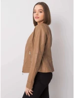 Dámská krátká bunda NM DE KR HX 2838.95P Hnědá velbloud - FPrice Dámská krátká bunda NM DE KR HX 2838.95P Hnědá velbloud - FPrice