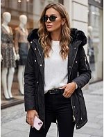 Dámská zimní bunda parka GODDESS černá FashionStreet TY3867