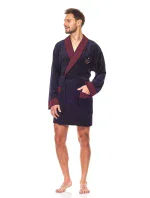 Pánský župan 9101 dark blue - L&L