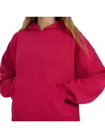 Dámská mikina 4F F1887 tmavě růžová 4FWAW25TSWSF1887 53S