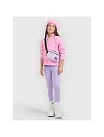 Dívčí běžný fleece s kapucí 4F 4FJRSS26TFLEF507-56S