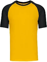 Kariban K 330 Baseballové tričko 20.K330 yellow/black Kariban K 330 Baseballové tričko 20.K330 yellow/black