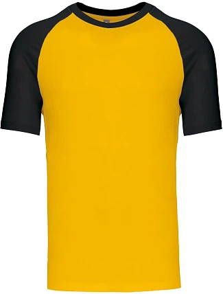 Kariban K 330 Baseballové tričko 20.K330 yellow/black Kariban K 330 Baseballové tričko 20.K330 yellow/black