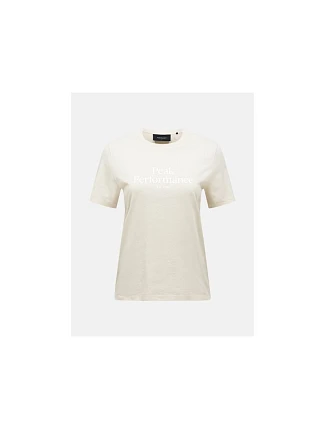 Dámské tričko PEAK PERFORMANCE W Original Tee, barva béžová Dámské tričko PEAK PERFORMANCE W Original Tee, barva béžová