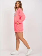 Mikina EM BL U719.82P fluo růžová