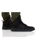Pánské sportovní kotníkové boty Hoops 3.0 Mid Wtr GW6421 Černá - Adidas