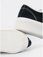 Trendy  tenisky dámské černé platforma