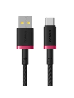 Baseus Dura USB-Type C 60W kabel 1m (červený/černý)