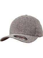 Flexfit 6355 6 panelová kšiltovka "Melange" 55.6355 dark heather grey