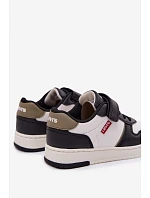 Dětské tenisky na suchý zip LEVI'S KICK SE VIRV0152S Bílomodré