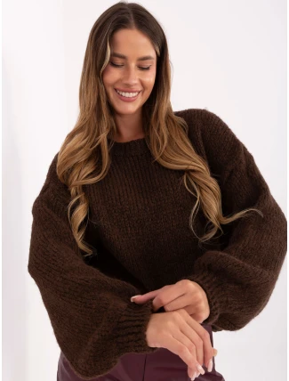 Jumper MI SW 1909.21 tmavě hnědý