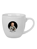Personalizovaný keramický hrníček 400 ml s výřezem fotky na podkladu Personalizovaný keramický hrníček 400 ml s výřezem fotky na podkladu
