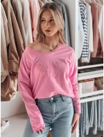 Dámská oversize halenka FLOFLY růžová FashionStreet RY2784