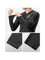 Rockbros YDCX008 Cyklistický dres s dlouhým rukávem Diamond velikost S - černý