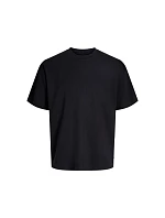 Jack&Jones pánské tričko JJEBARRON TEE SS O-NECK NOOS 12298906 BLACK Jack&Jones pánské tričko JJEBARRON TEE SS O-NECK NOOS 12298906 BLACK