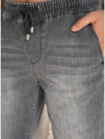 Pánské džínové šortky šedé FashionStreet SX2501