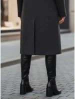 Dámské černé kozačky na podpatku FashionStreet ZY1334 Dámské černé kozačky na podpatku FashionStreet ZY1334