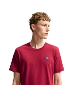 Pánské tričko Nike Club Tee červené AR4997 608 Pánské tričko Nike Club Tee červené AR4997 608