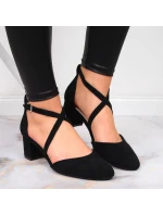 Sergio Leone W SK365A černé páskové sandály