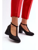 Lodičky Z Ekologického Semiše Na Sloupku Černé Raniyah Lodičky Z Ekologického Semiše Na Sloupku Černé Raniyah