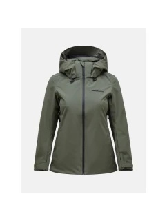 Lyžařská bunda W Anima  zelená - Peak Performance