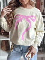 Dámská oversize mikina SOFTTIE béžová FashionStreet BY1356