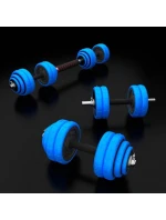 HMS SGG30 BAR sada závaží 2 v 1 (činka a činky) 30 kg